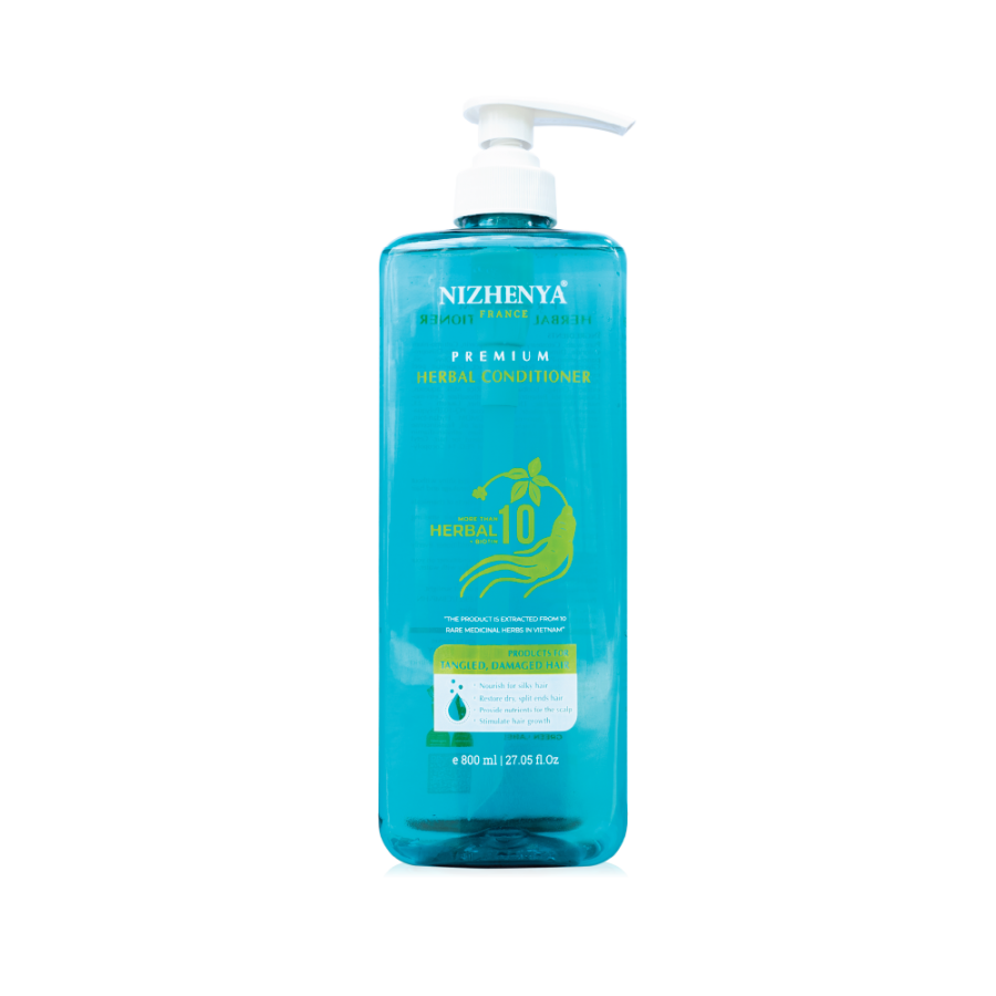 Dầu Xả Dược Liệu Cao Cấp Chiết Xuất Nhân Sâm NIZHENYA France – 800ml - NF-105