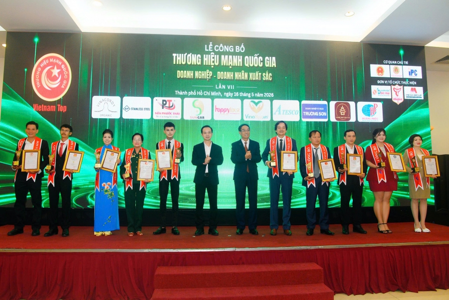 VINACORDY VINH DỰ ĐƯỢC VINH DANH TẠI LỄ CÔNG BỐ “THƯƠNG HIỆU MẠNH QUỐC GIA – DOANH NGHIỆP, DOANH NHÂN XUẤT SẮC” LẦN VII 2026