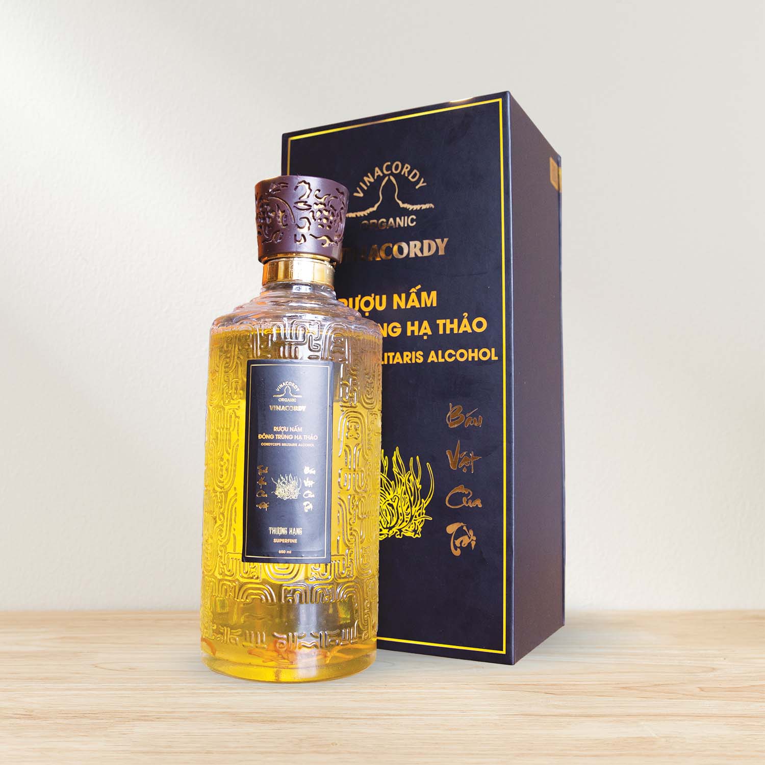 Rượu Nấm Đông Trùng Hạ Thảo Vinacordy 650ml