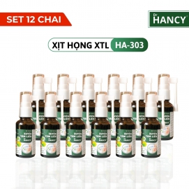 (12 Chai) Xịt Họng Xuyên Tâm Liên Dr.Hancy - 30ml - HA-303