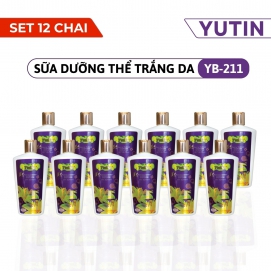 (12 Chai) Sữa Dưỡng Thể Trắng Da Hoa Ly Yutin - 250ml - YB-211